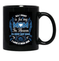 In The Sky Black Coffee Mug - Black