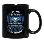 In The Sky Black Coffee Mug - Black