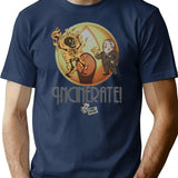 Incinerate T-Shirt for Men & Women, T-Shirts Graphic Tee - Navy