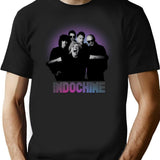 Indochine T-Shirt for Men & Women, T-Shirts Graphic Tee - Black
