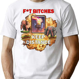 Inferno Tower Humor T-Shirt for Men & Women, T-Shirts Graphic Tee - White