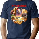 Inferno Tower Humor T-Shirt for Men & Women, T-Shirts Graphic Tee - Navy