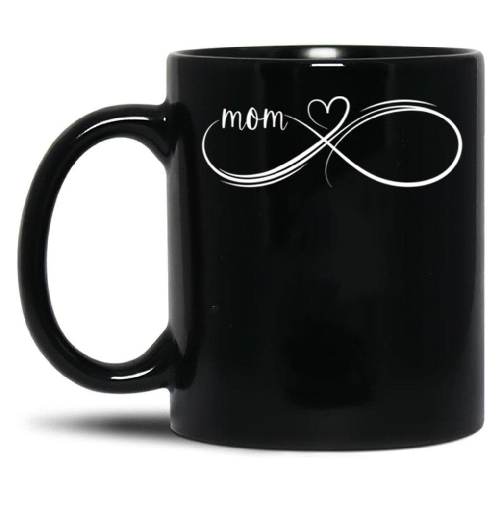 Infinity Mom Mom Mug Gift For Mothers Day Best Mom Ever Mama Mug I Love Mom Sticker Black Coffee Mug