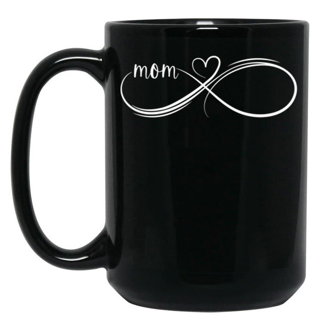 Infinity Mom Mom Mug Gift For Mothers Day Best Mom Ever Mama Mug I Love Mom Sticker Black Coffee Mug