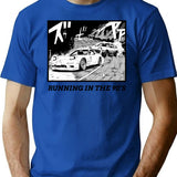 Initial D Manga Running In The 90'S Ae86 Vs Rx7 T-Shirt for Men & Women, T-Shirts Graphic Tee - Blue