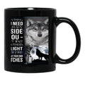 Insede You Black Coffee Mug - Black