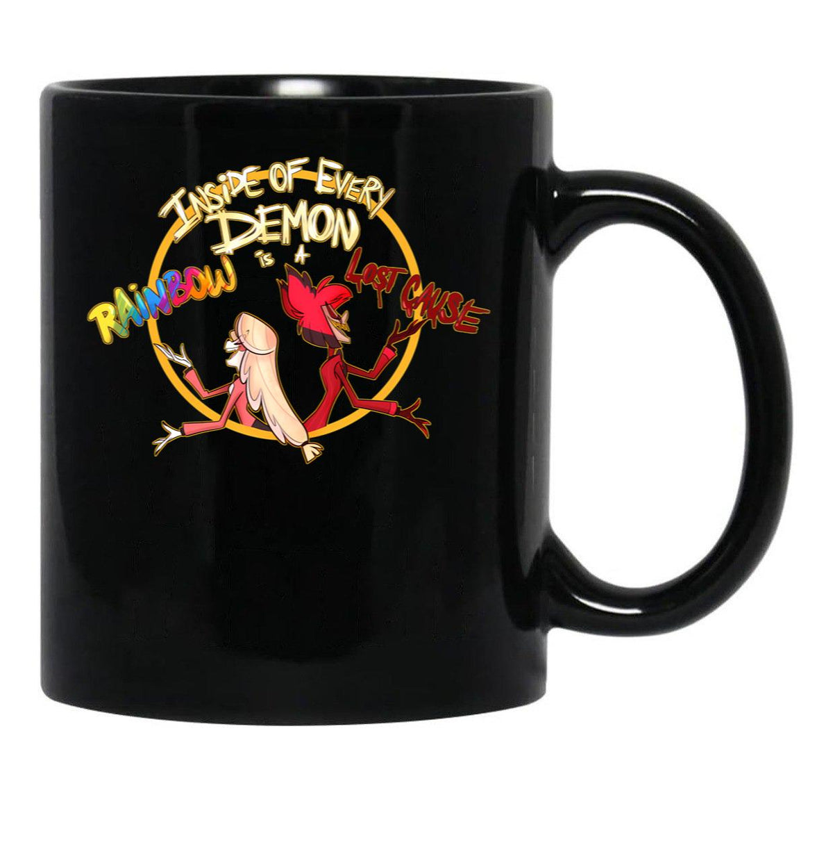 Inside Of Every Demon Black Coffee Mug, Gift Coffee Mug - Black