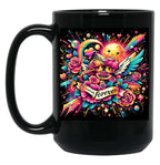 Inspiring Love Quotes - 135 Black Coffee Mug