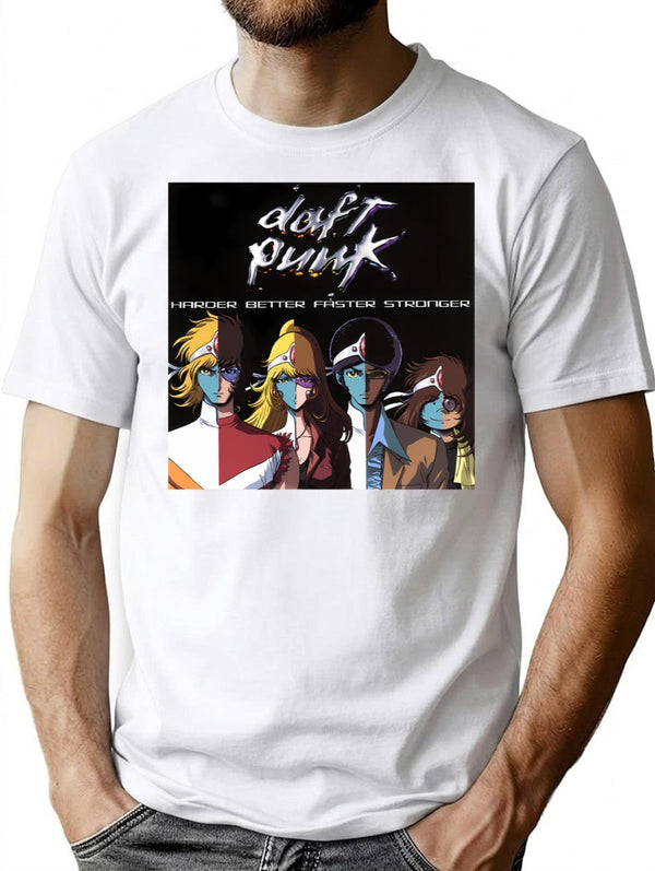 Interstella 5555 - Vintage Music T-Shirt for Men & Women, T-Shirts Graphic Tee - White