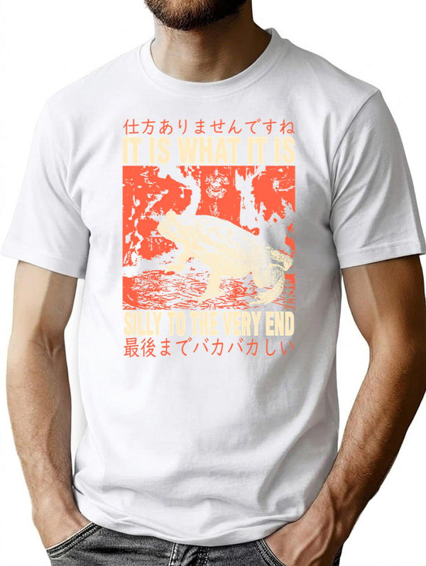 It Is What It Is Frog T-Shirt for Men & Women, T-Shirts Graphic Tee - White