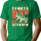 It Is What It Is Frog T-Shirt for Men & Women, T-Shirts Graphic Tee - Green