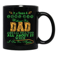 It'S Been A Long Day Without You Dad Black Coffee Mug - Black