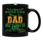 It'S Been A Long Day Without You Dad Black Coffee Mug - Black