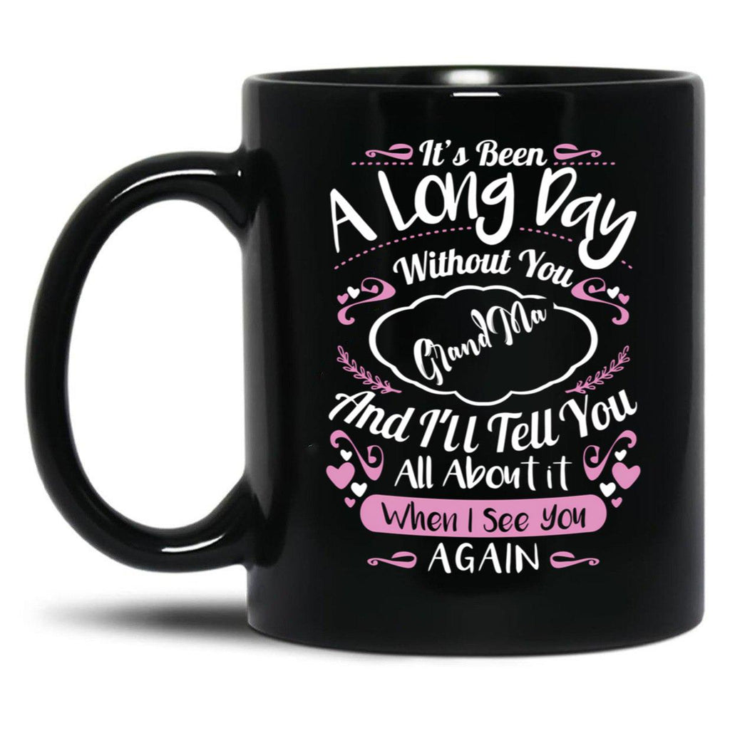 It'S Been A Long Day Black Coffee Mug
