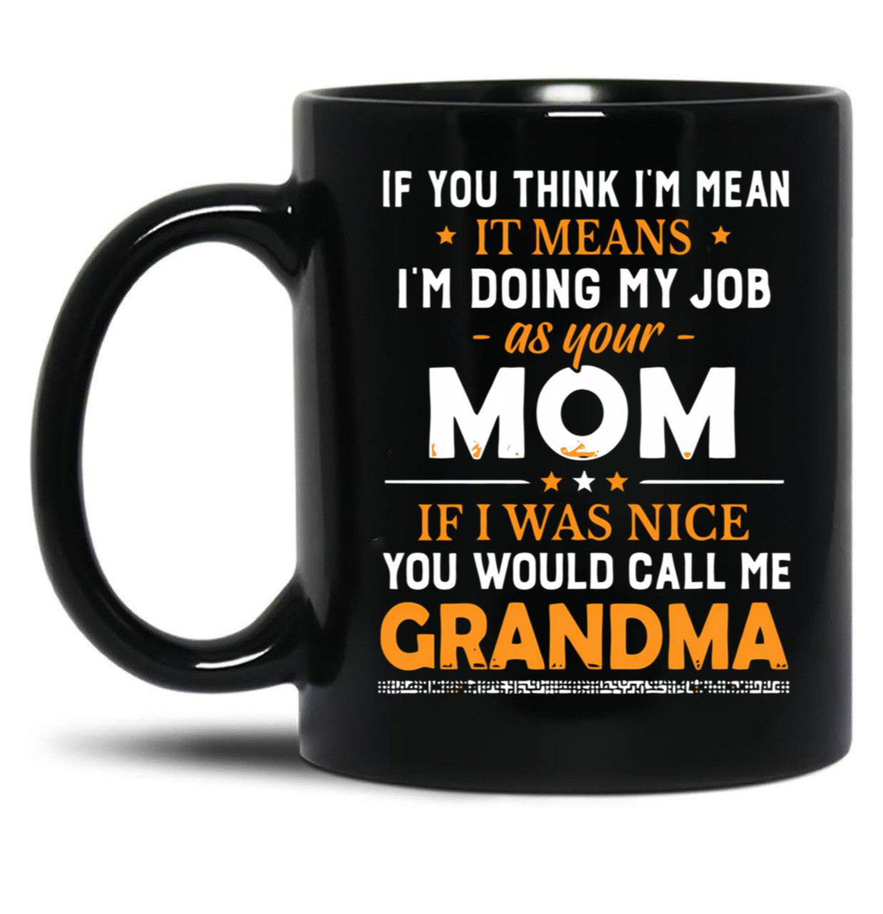 It'S Called Being A Mom Black Coffee Mug