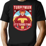 It'S Turbo Time T-Shirt for Men & Women, T-Shirts Graphic Tee - Black