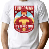 It'S Turbo Time T-Shirt for Men & Women, T-Shirts Graphic Tee - White