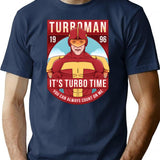 It'S Turbo Time T-Shirt for Men & Women, T-Shirts Graphic Tee - Navy