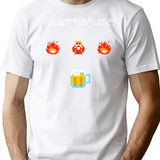 Its Dengerous To Go Without Beer T-Shirt for Men & Women, T-Shirts Graphic Tee - White