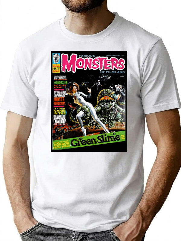 JEEPERS Another Great Famous Monsters of FILMLAND Cover! Essential Premium Heavyweight Cotton T-Shirt - White