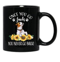 Jack Russell Black Coffee Mug - Black