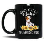 Jack Russell Black Coffee Mug
