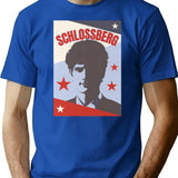 Jack Schlossberg Vintage T-Shirt for Men & Women, T-Shirts Graphic Tee - Blue