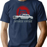 Japanese Vintage. Cressida Rx30 T-Shirt for Men & Women, T-Shirts Graphic Tee - Navy