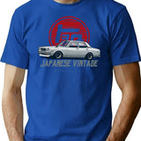 Japanese Vintage. Cressida Rx30 T-Shirt for Men & Women, T-Shirts Graphic Tee - Blue