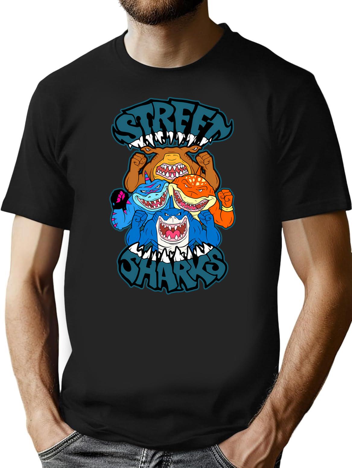 Jawsome T-Shirt for Men & Women, T-Shirts Graphic Tee - Black