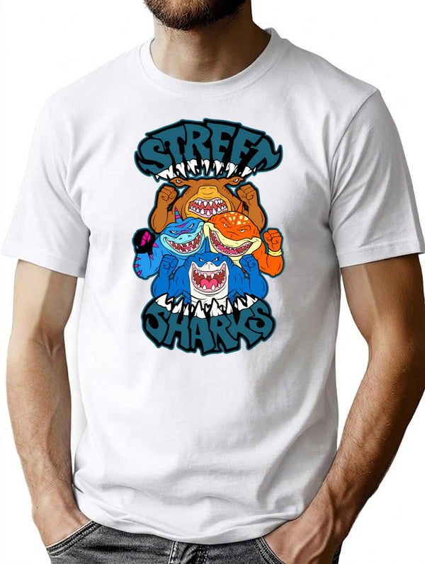 Jawsome T-Shirt for Men & Women, T-Shirts Graphic Tee - White