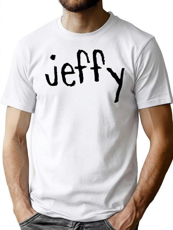 Jeffy Premium Heavyweight Cotton T-Shirt - White