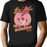 Jem And The Holograms Tour- Distressed T-Shirt for Men & Women, T-Shirts Graphic Tee - Black
