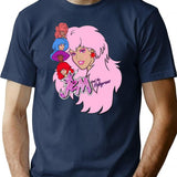 Jem and The Holograms Classic Premium Heavyweight Cotton T-Shirt - Navy