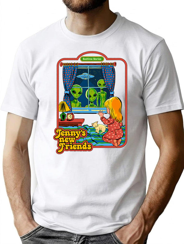 Jenny'S New Friends T-Shirt for Men & Women, T-Shirts Graphic Tee - White