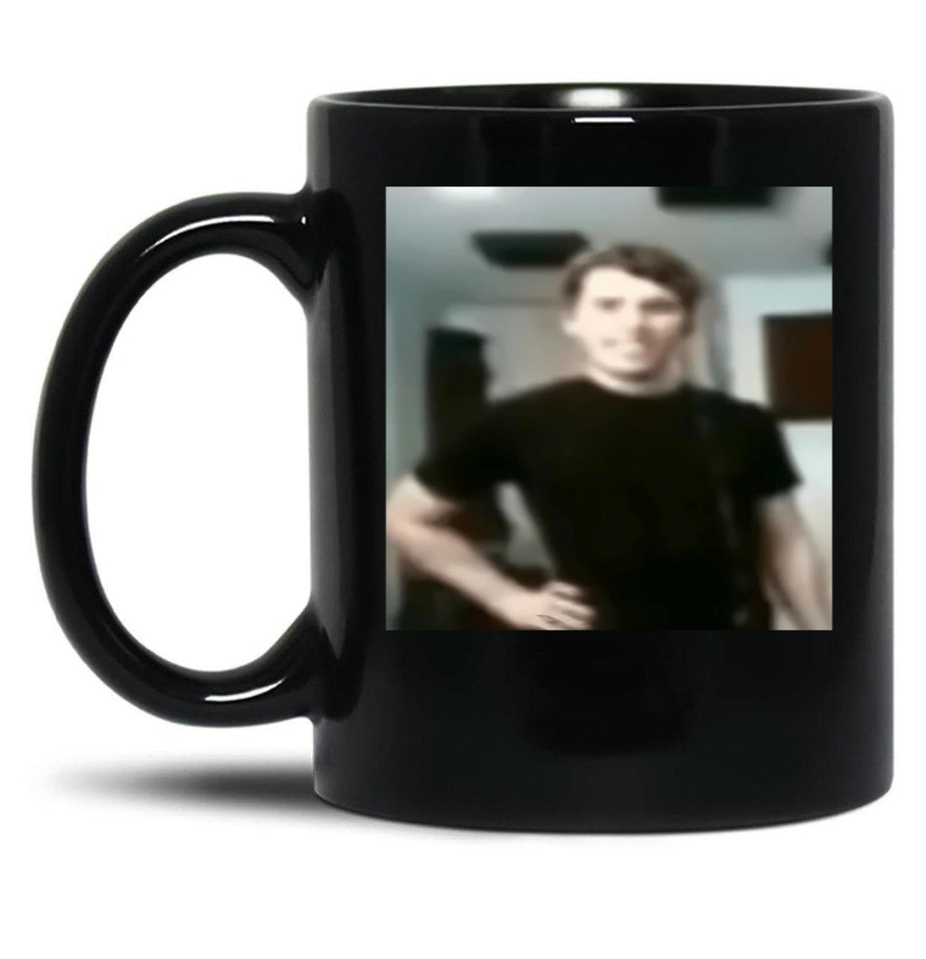 Jerma Slay Funny Blurry Image Black Coffee Mug, Gift Coffee Mug