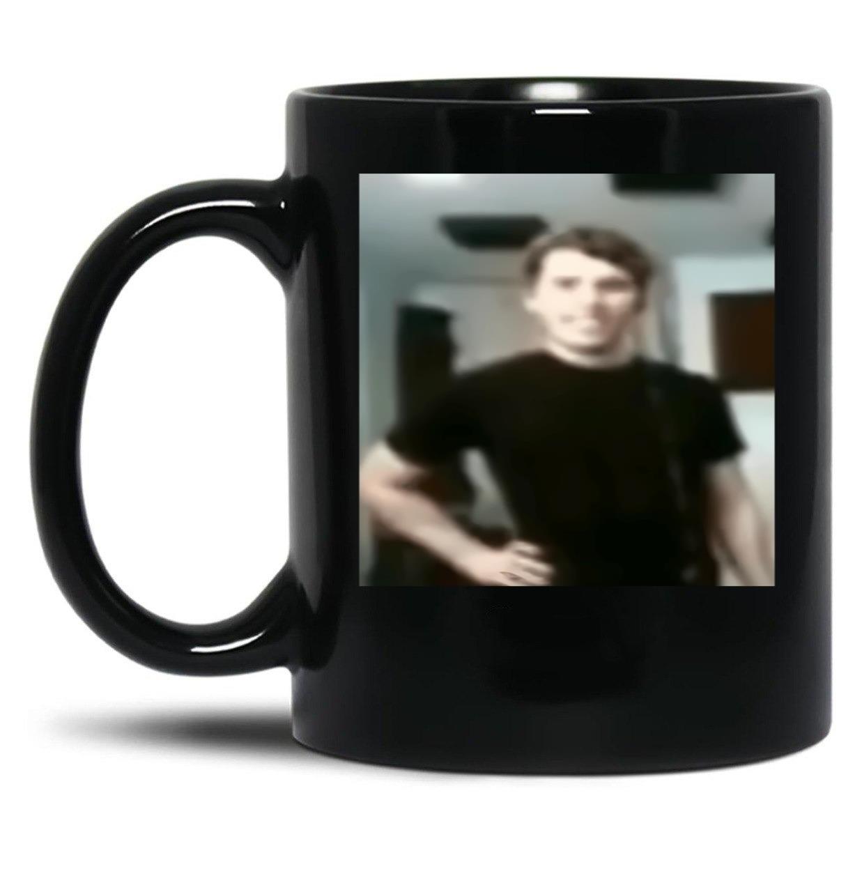 Jerma Slay Funny Blurry Image Black Coffee Mug, Gift Coffee Mug