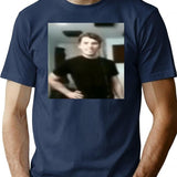 Jerma Slay Funny Blurry Image Premium Heavyweight Cotton T-Shirt - Navy