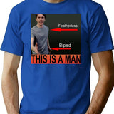 Jerma985 is A Man Premium Heavyweight Cotton T-Shirt - Blue