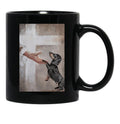 Jesus Dachshund Dog Poster Gift - God Dachshund Dog Poster Gift Black Coffee Mug - Black