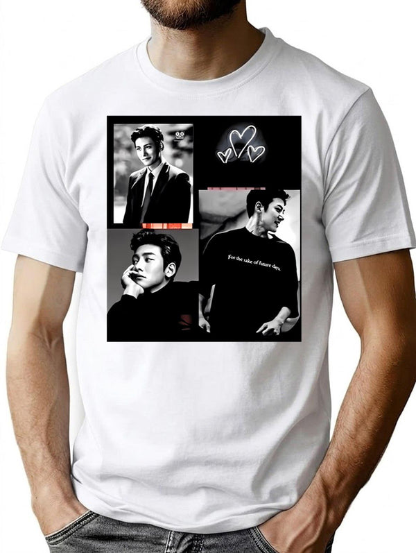 Ji Chang Wook T-Shirt for Men & Women, T-Shirts Graphic Tee - White
