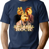 Jingle Bell Rock T-Shirt for Men & Women, T-Shirts Graphic Tee - Navy