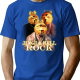 Jingle Bell Rock T-Shirt for Men & Women, T-Shirts Graphic Tee - Blue