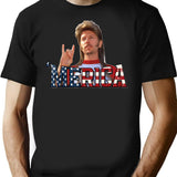 Joe Dirt 4Th Of July Merica T-Shirt for Men & Women, T-Shirts Graphic Tee - Black