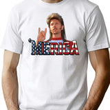 Joe Dirt 4Th Of July Merica T-Shirt for Men & Women, T-Shirts Graphic Tee - White