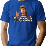Joe Dirt 4Th Of July Merica T-Shirt for Men & Women, T-Shirts Graphic Tee - Blue