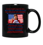 Joe Dirt 4Th Of July Black Coffee Mug - Black
