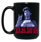 Joe Dirt Dang Funny Black Coffee Mug