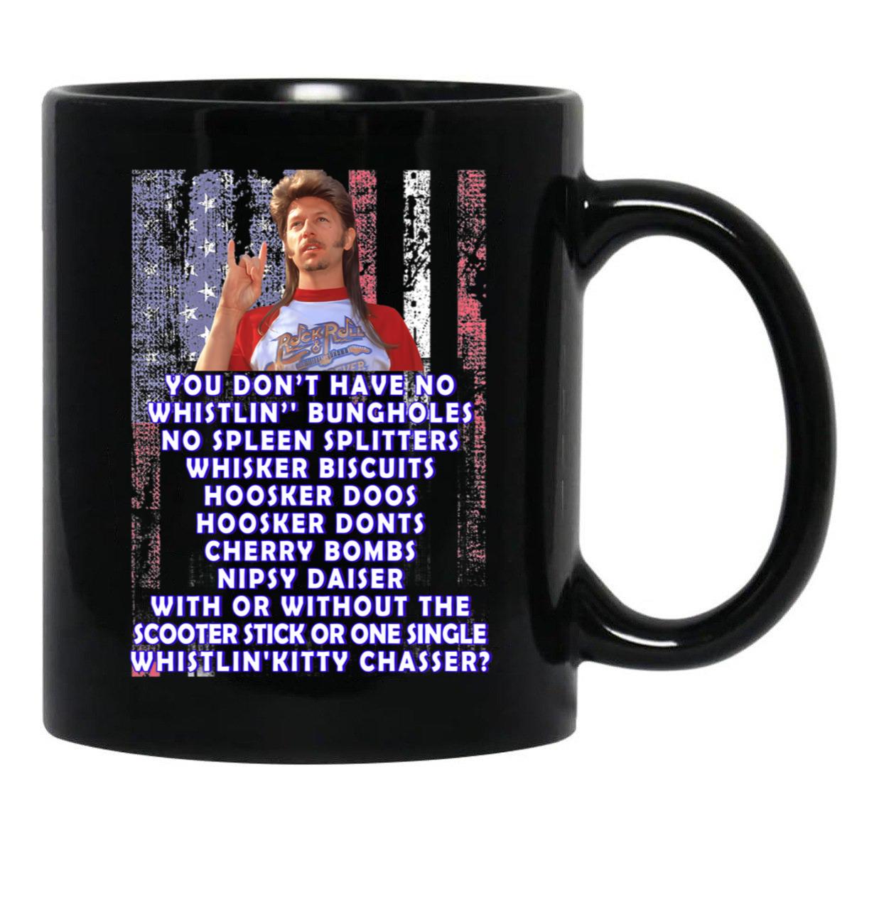 Joe Dirt Firework Stand 4Th Of July Black Coffee Mug - Black