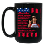 Joe Dirt Joe Dirt Merica Joe Dirt Bleach Fourth Of July 4Th Of July Black Coffee Mug